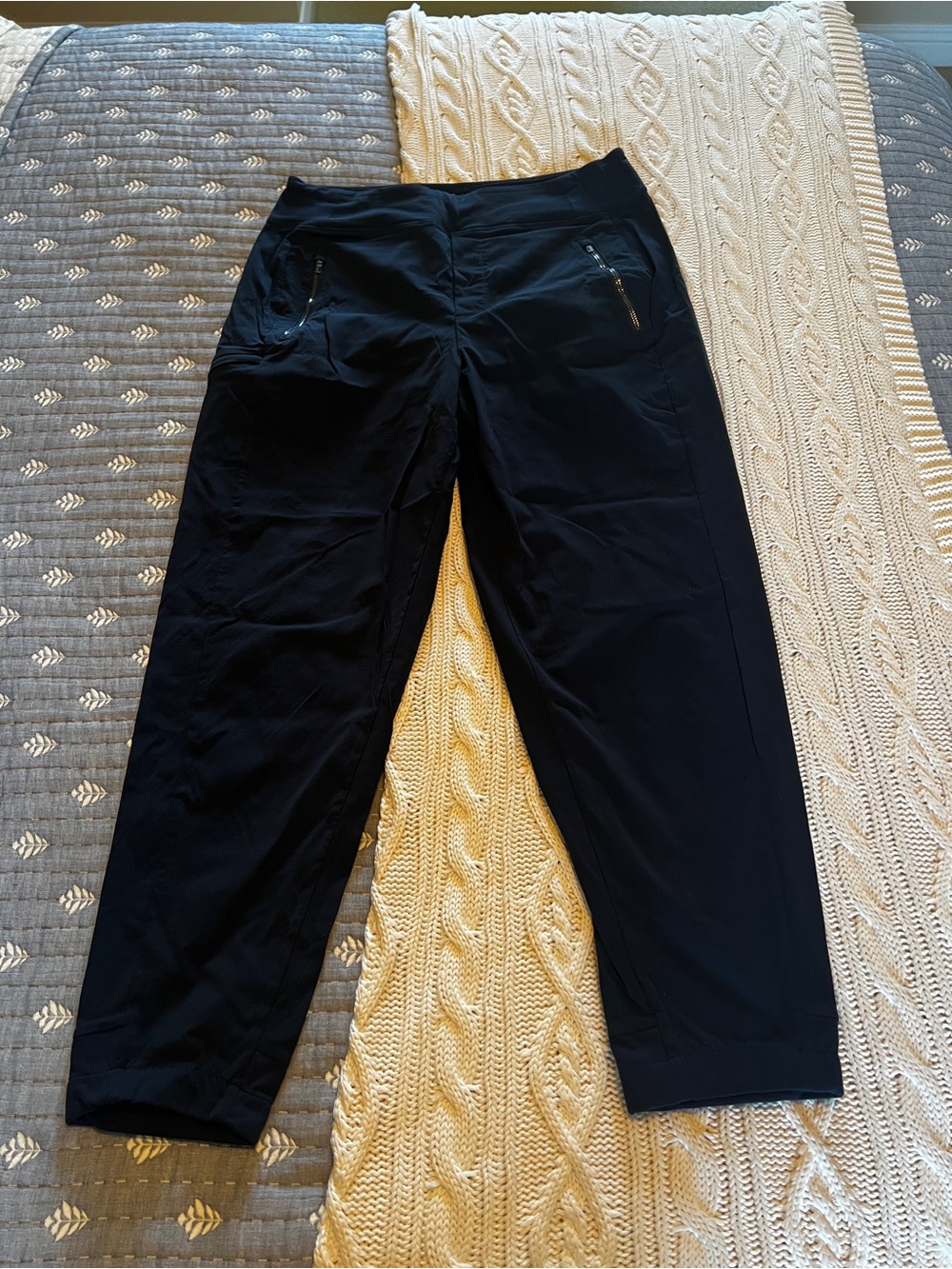 Athleta Trekkie North High Rise Jogger - Navy Blue (Size 8 Petite)